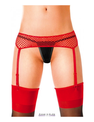Porte-jarretelles rouge Penelope